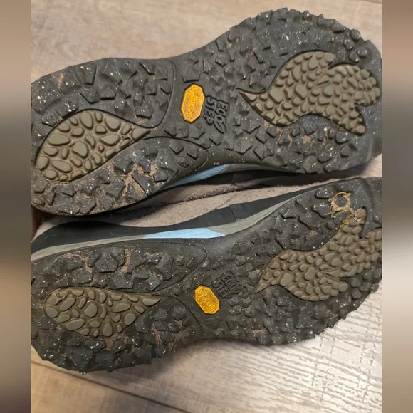 Patagonia ($160) Vibram Trail Hiking Shoes Suede Brown Low Top Outdoor Comfort - Picture 5 of 8